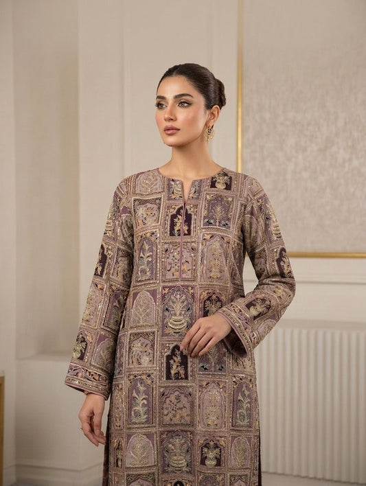 Khan Fabrics Pure Indian Armani Silk Unstitched Shirt